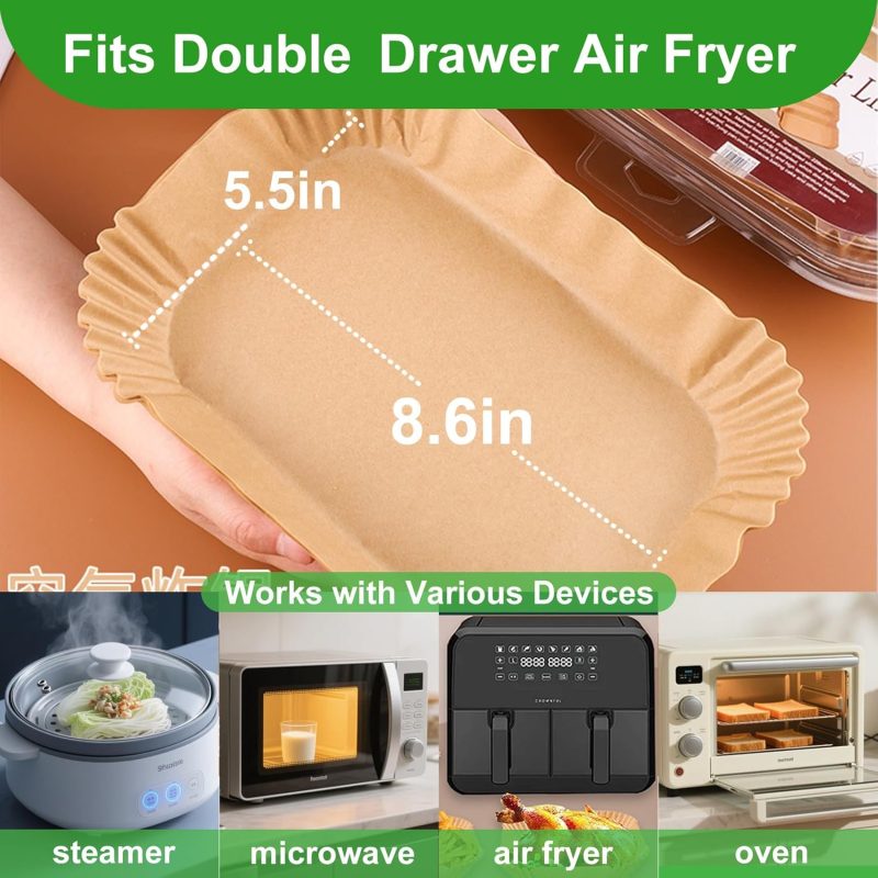 250 Pcs Air Fryer Liners Disposable 8 Inch - Image 4