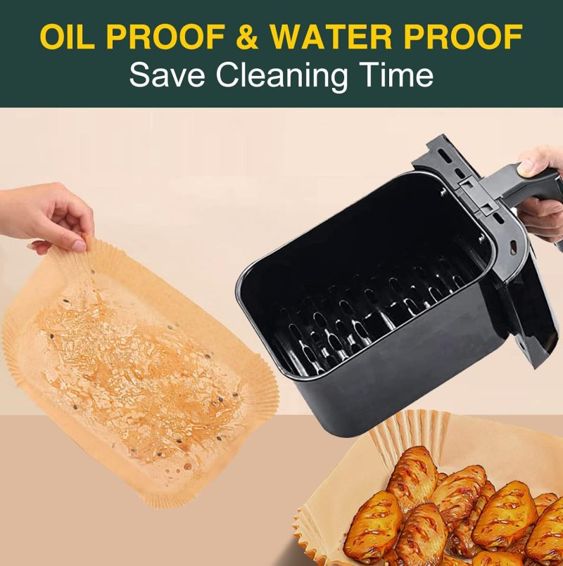Air Fryer Disposable Paper Liners For Ninja Dual Airfryer Accessories - Image 3
