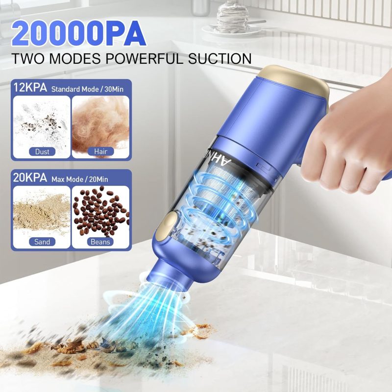 Ahnr Handheld Car Vacuum Cleaner Cordless With Brushless Motor - Image 2