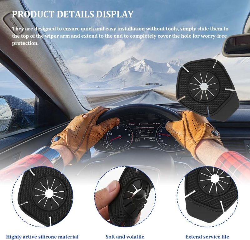 2Pcs Car Wiper Arm Hole Protection Pad - Image 6