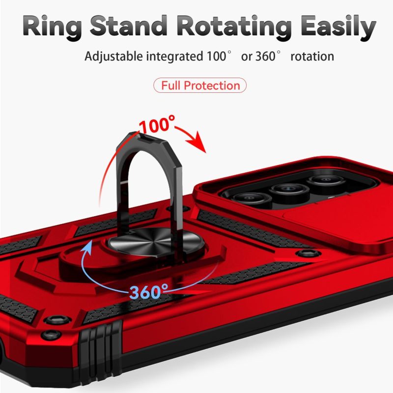 A15 Hybrid Protective Case for Galaxy A15 5G - Red - Image 6