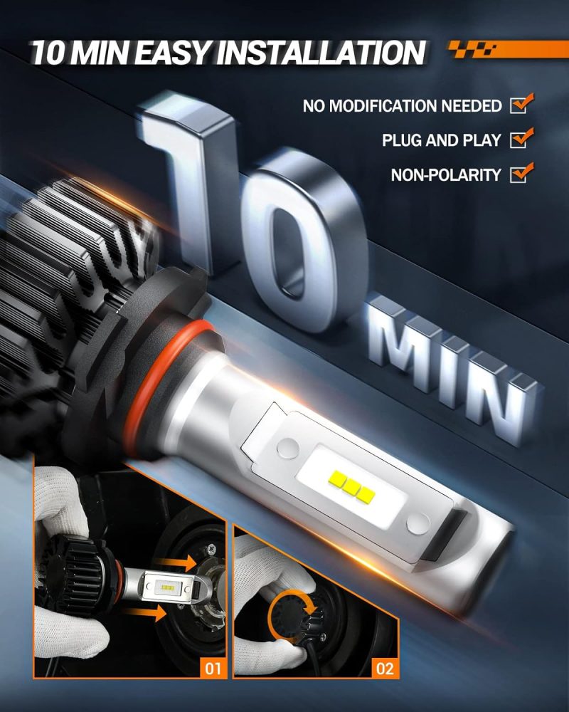 Sealight 9005/Hb3 H11/H8/H9 Bulbs - Image 3