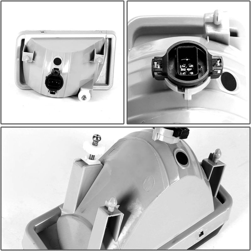 Dna Motoring Fl-Ztl-111-Ch Front Bumper Fog Light Driver & Passenger Side [Compatible With 07-08 Escalade / 07-13 Avalanche / 07-15 Silverado] - Image 4