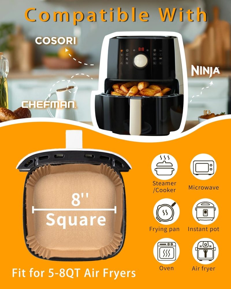 500Pcs Air Fryer Paper Liners - Image 5