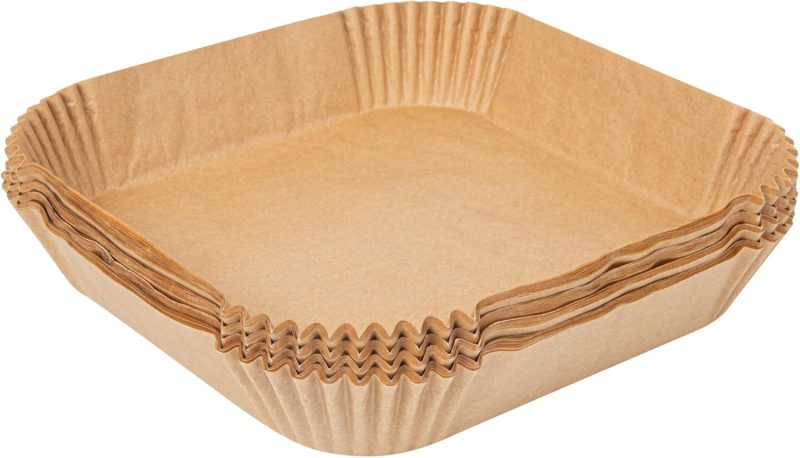 Restaurantware-Pastry Tek 8.1 X 8.1 X 1.8 Inch Air Fryer Liners - Image 2