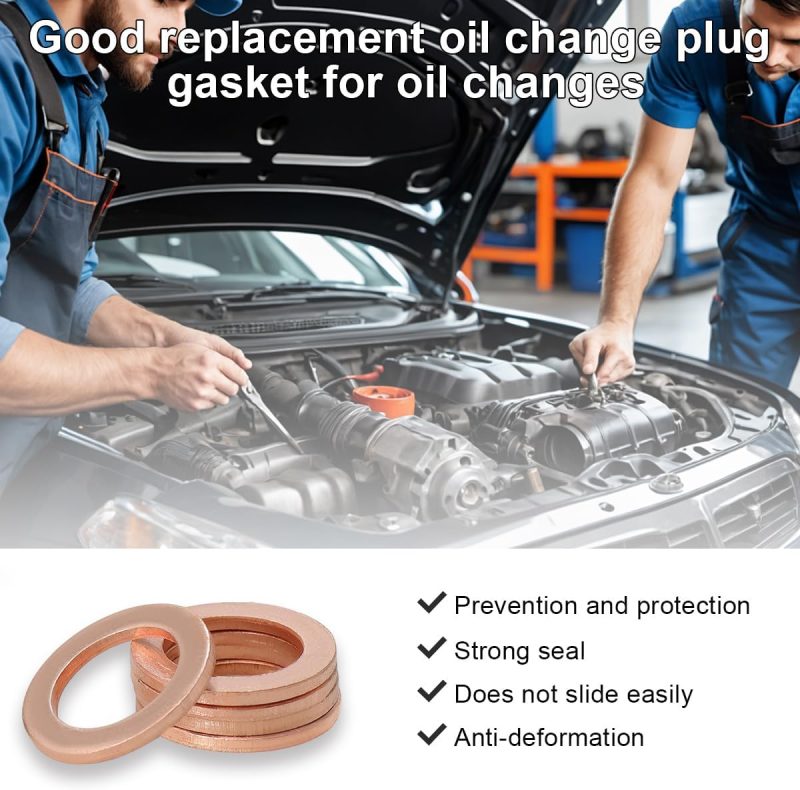10 Pcs Oil Drain Plug Gasket - Image 3