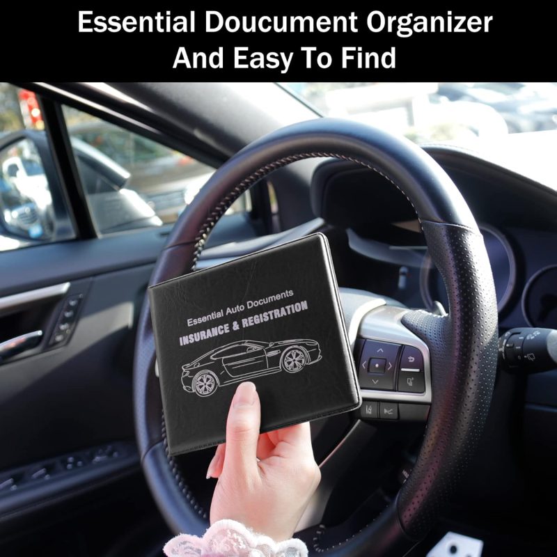 Uyye Car Registration And Insurance Card Holder - Image 5