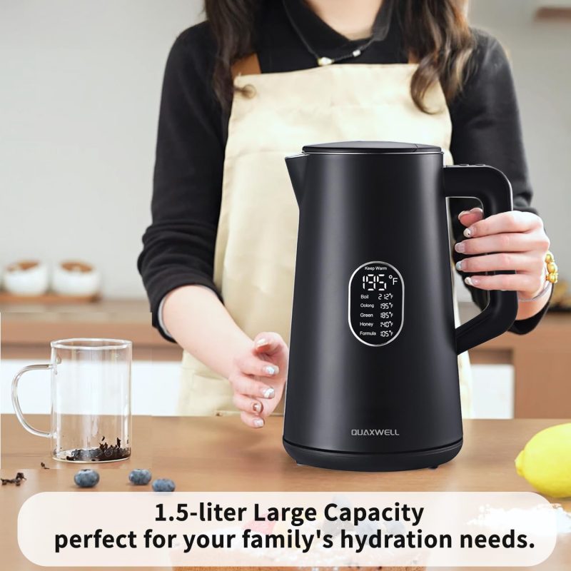 1.5L Electric Kettle Stainless Steel - Image 2
