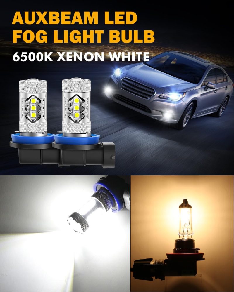 Auxbeam H11/H8/H9 Led Fog Light Bulbs - Image 3