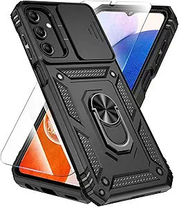 A15 Hybrid Protective Case for Galaxy A15 5G - Black