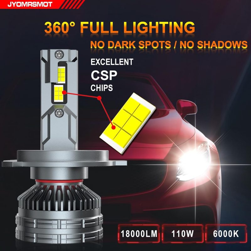 Fit For 2012 2013 2014 2015 Toyota Tacoma Accessories High Low Beam Fog Lights Bulbs Combo Pack - Image 2