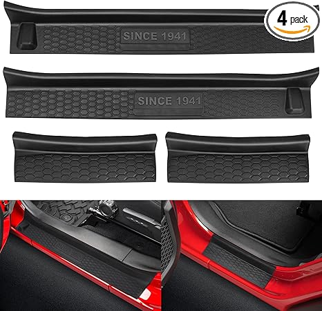 Suparee Door Sill Guards Kit Fits Jl Wrangler With Logo 1941