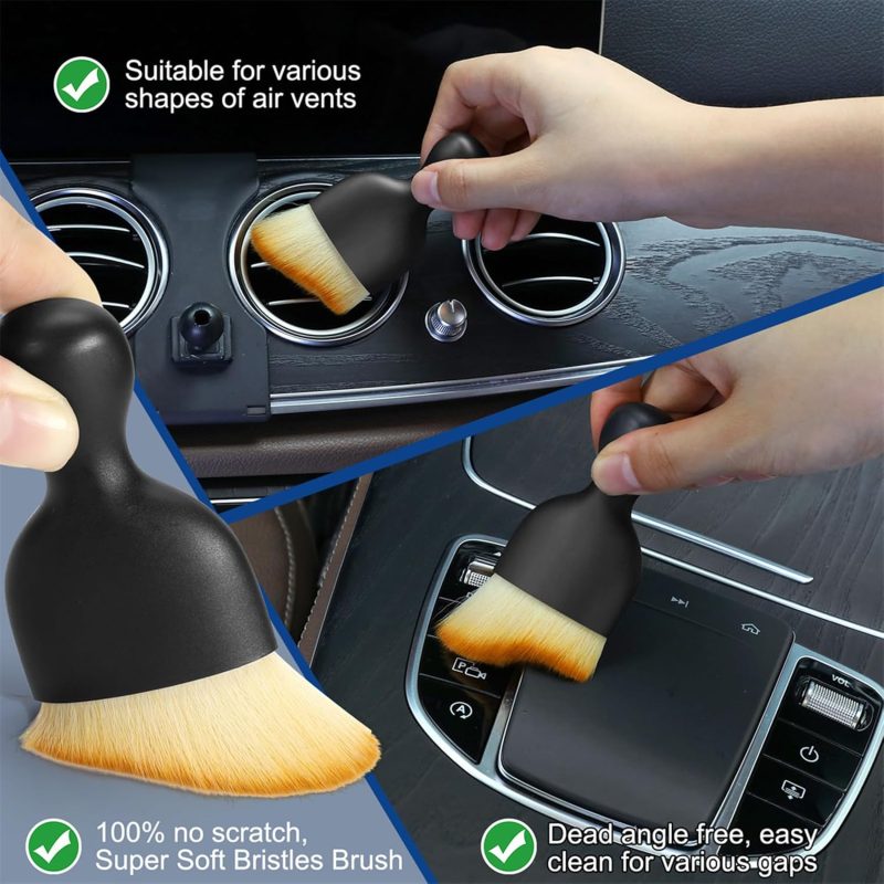 Car Interior Duster Detail Brush Cleaning Gel Kit - Image 5