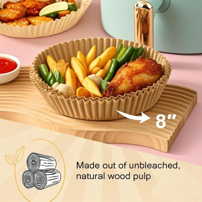 4 Qt Air Fryer Liners - Image 4