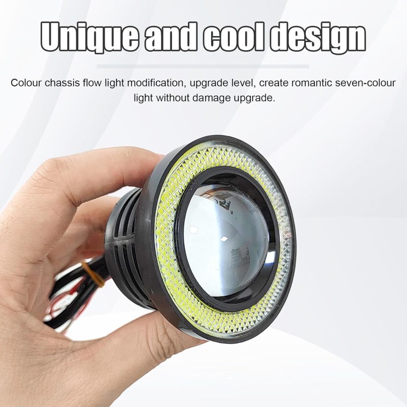2Pcs Car Angel Eye Fog Light - Image 3