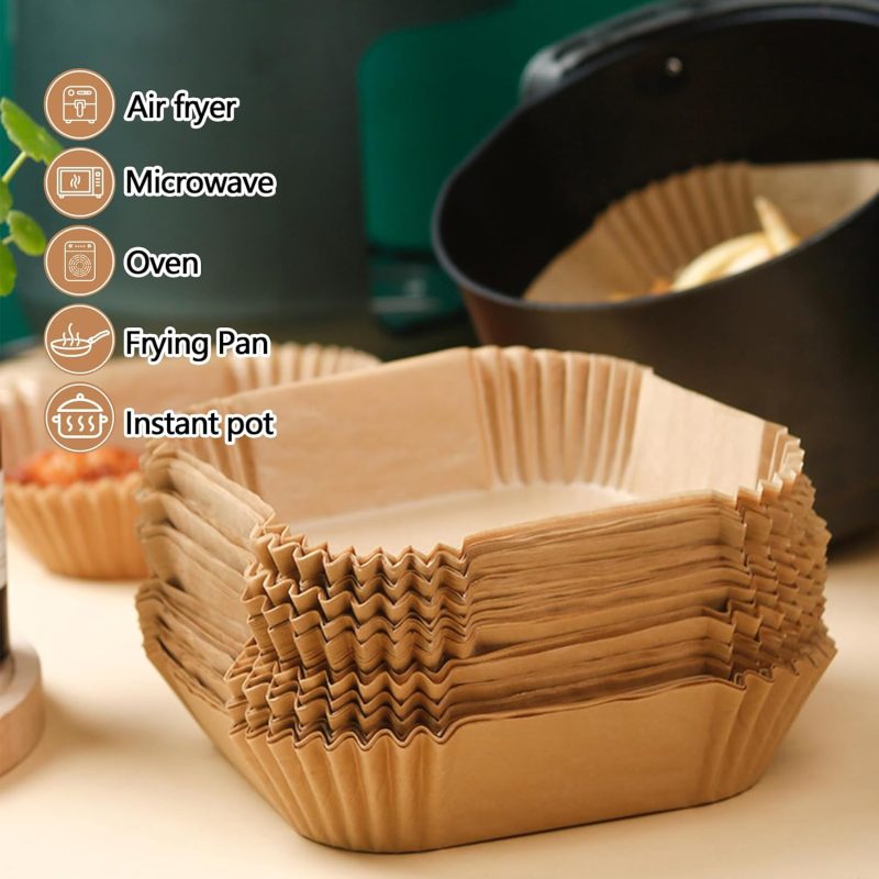 10 Inch Air Fryer Paper Liners - Image 2