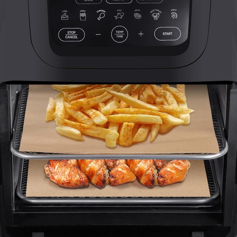 Air Fryer Liners Disposable Compatible With Chefman 10 Qt Multifunctional Digital Air Fryer Accessories - Image 2
