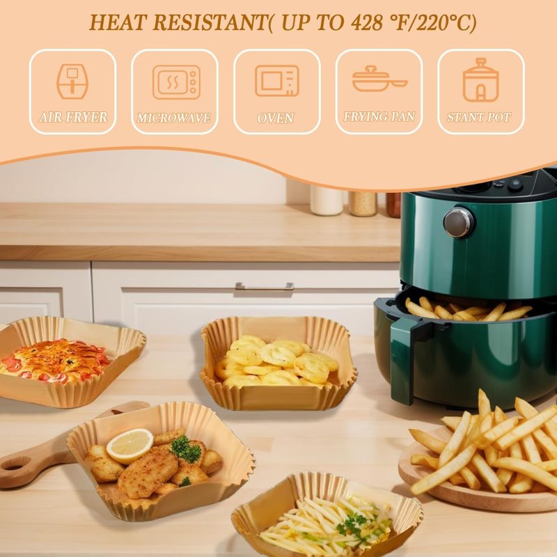Square Air Fryer Liners Disposable - Image 6
