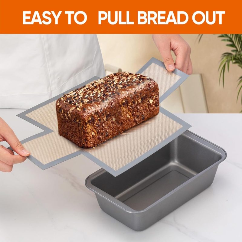 Silicone Bread Loaf Pan Liners - Image 4