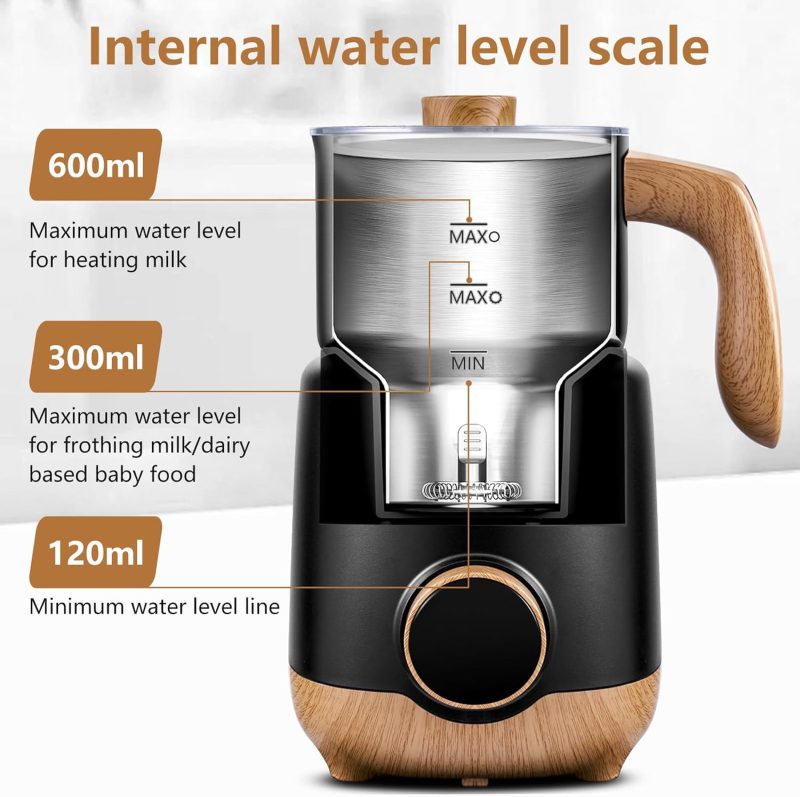 Amzchef 8-In-1 Milk Frother And Steamer 550 Watts - Image 3