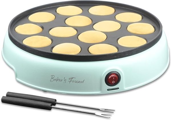 Baker'S Friend Mini Pancakes Maker Machine