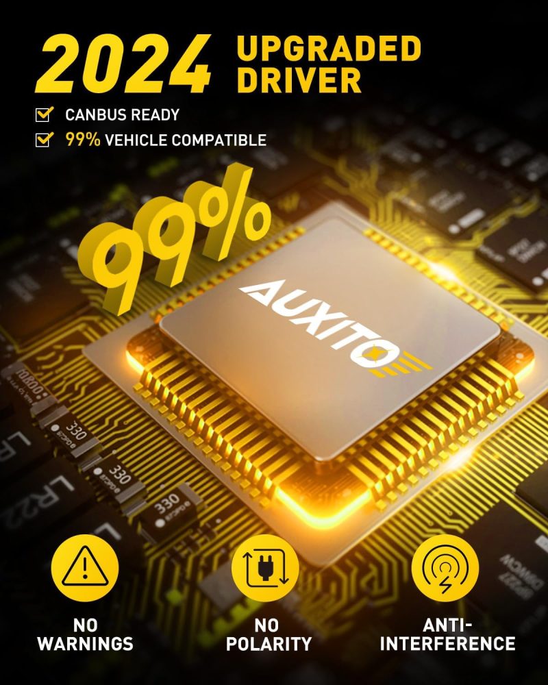 Auxito H3 Led Bulb Yellow 3000K - Image 5
