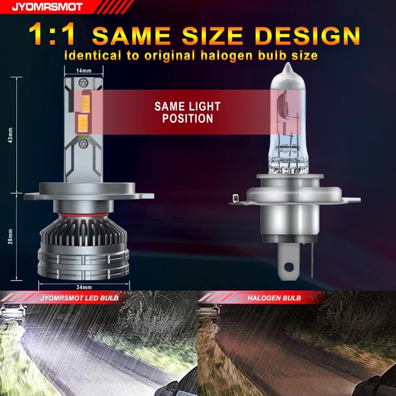 Fit For 2012 2013 2014 2015 Toyota Tacoma Accessories High Low Beam Fog Lights Bulbs Combo Pack - Image 3