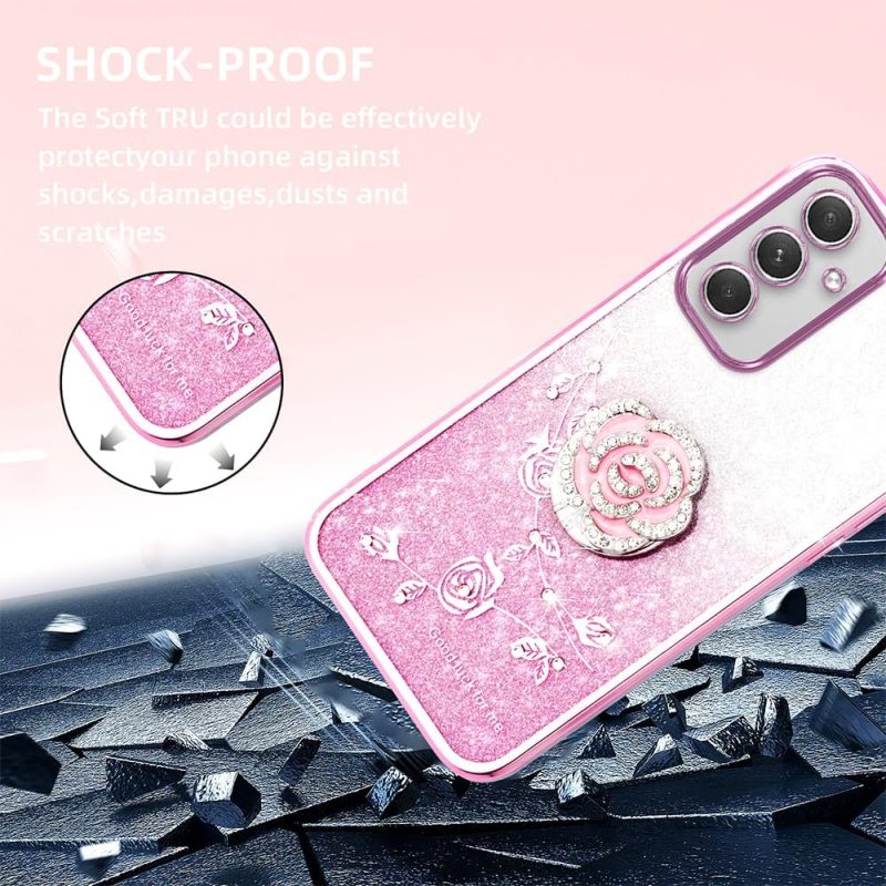 A54 Hybrid Protective Case for Galaxy A54 5G - Rose Gold - Image 2