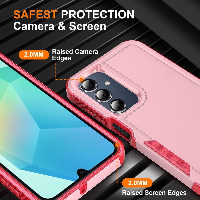 A16 Hybrid Protective Case for Galaxy A16 5G - Pink - Image 5