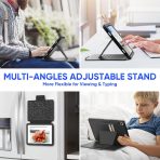 SEYMAC stock Case for Samsung Galaxy Tab A9+ Plus 11'' Auto Sleep/Wake Case with Magnetic Multi-Angles Stand Card Slot for Galaxy Tab A9+/ A9 Plus 11'' SM-X210/X216/X218 (Black) - Black - Image 5