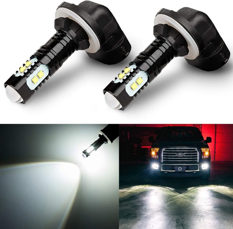 Antline Extremely Bright 50W High Power 881 889 886 894 896 Led Fog Light Bulbs Xenon White For Drl Or Fog Lights (Packs Of 2) - Image 6