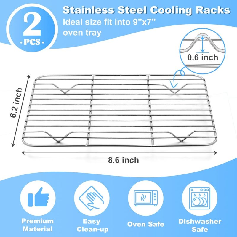 P&P Chef Cooling Baking Rack Pack Of 2 - Image 2