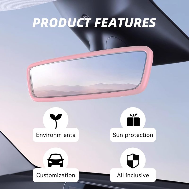 Car Rear View Mirror Protector Frame - Image 4
