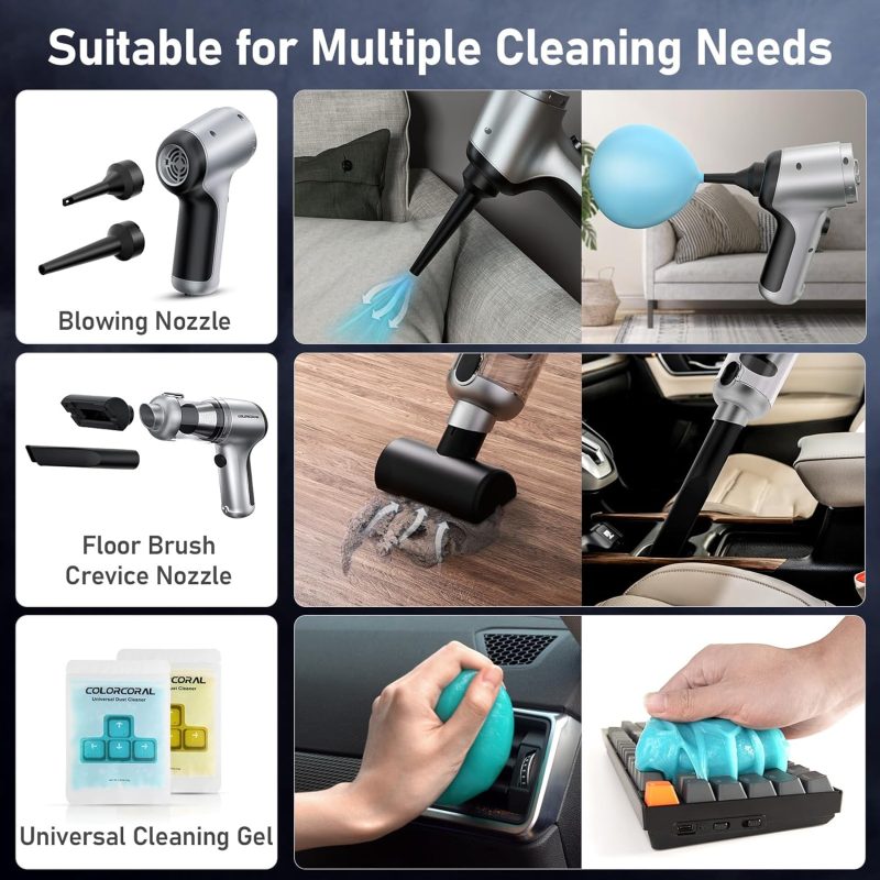 Colorcoral Portable Car Vacuum - Image 4