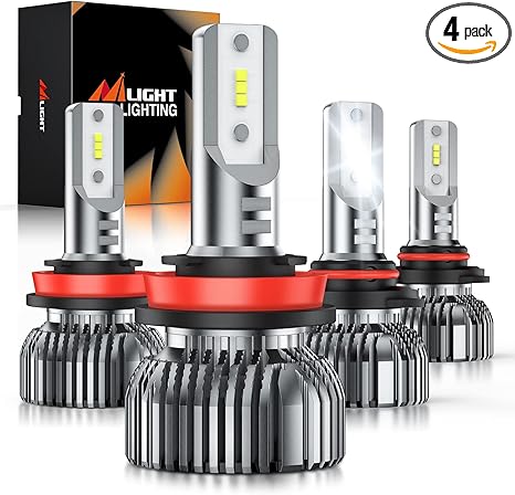 Nilight 9005/Hb3 H11/H9/H8 Led Bulbs