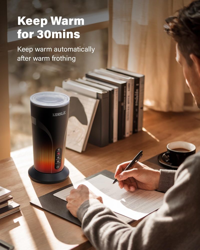 4-In-1 Electric Milk Frother And Steamer - Image 5
