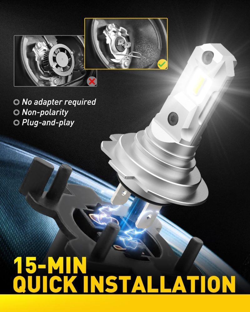 Auxito H7 Led Bulbs - Image 5