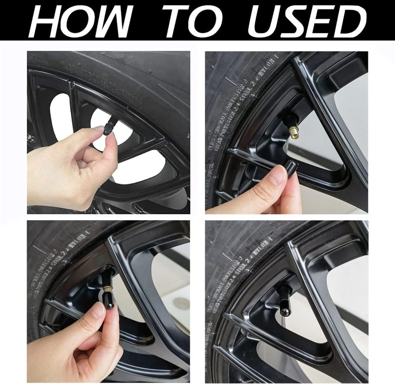 Justtop 4Pcs Car Tire Valve Stem Caps - Image 3