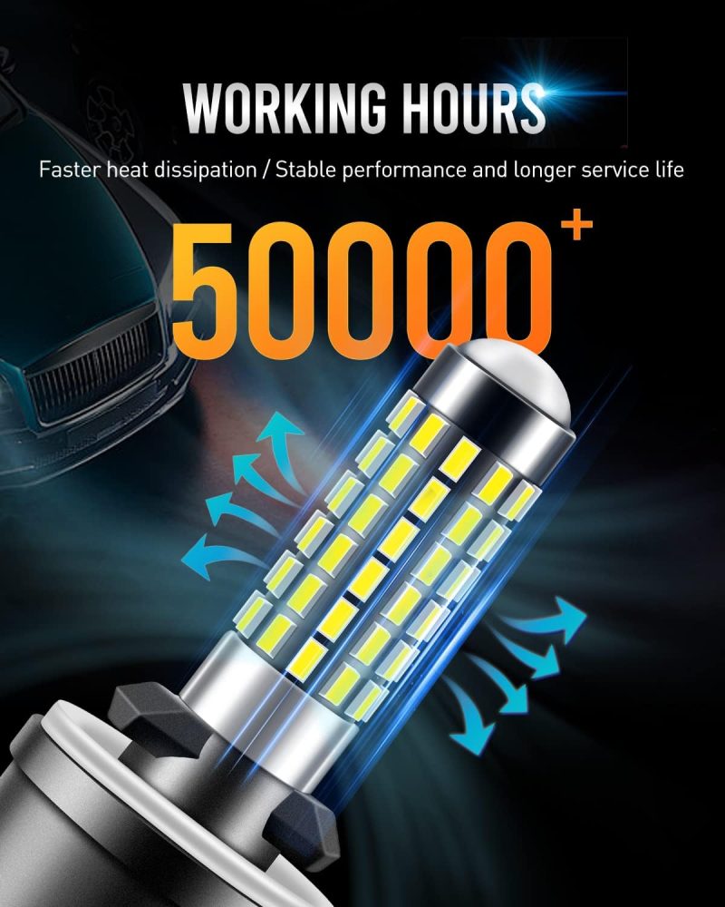 Luyed 880 Led Fog Lights Bulb 400% Brightness 886 890 892 893 Led Bulb With Projector For Drl Or Fog Lights - Image 4