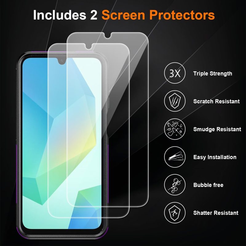 A16 Hybrid Protective Case for Galaxy A16 5G - Purple - Image 4