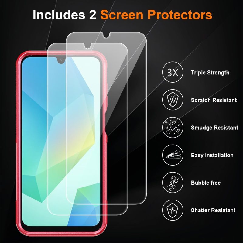 A16 Hybrid Protective Case for Galaxy A16 5G - Pink - Image 4