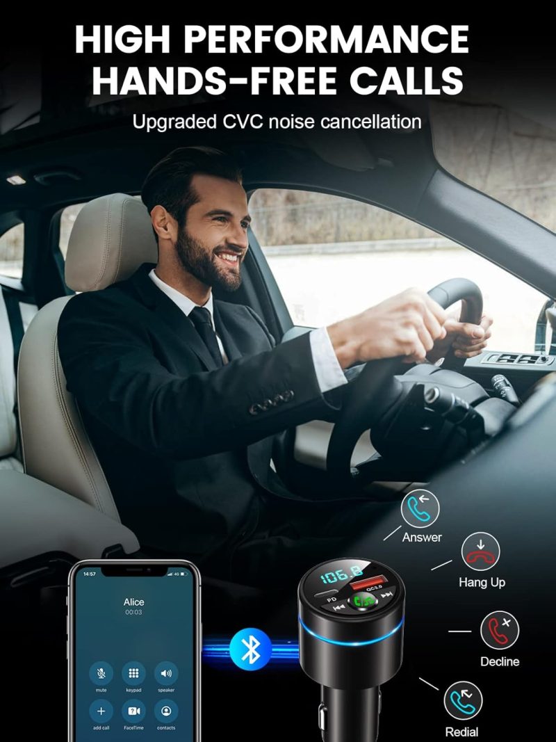 Fm Transmitter For Car Bluetooth 5.3 - Image 6