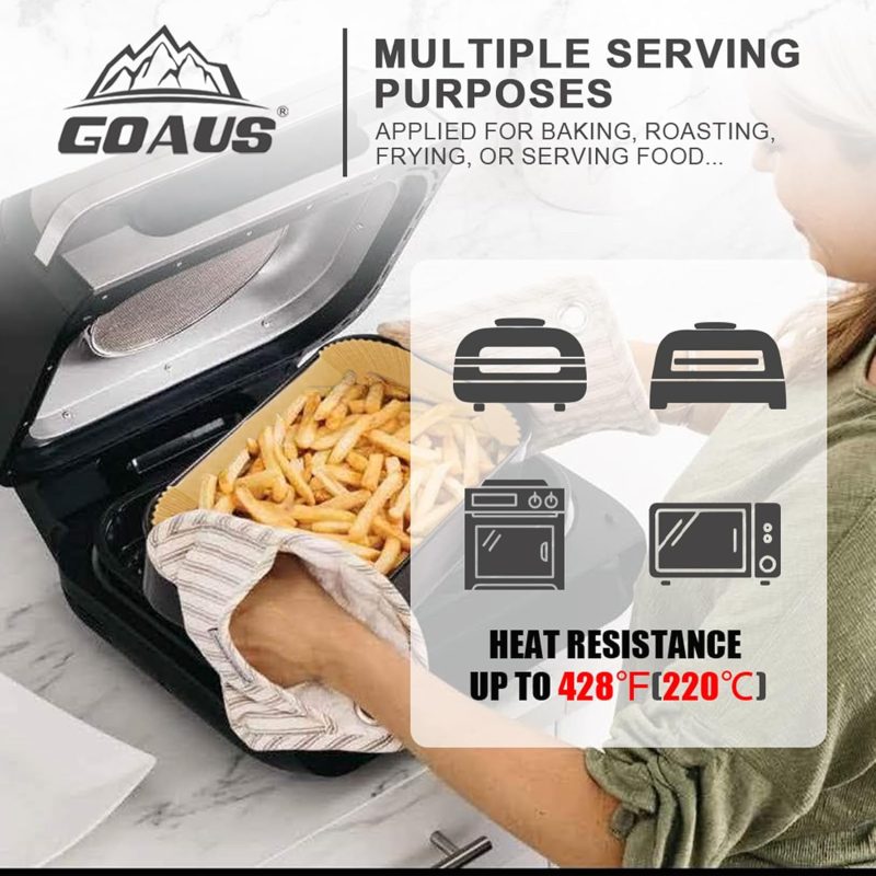 Goaus Parchment Paper Liners 150 Pcs For Ninja Foodi Smart Xl - Image 3