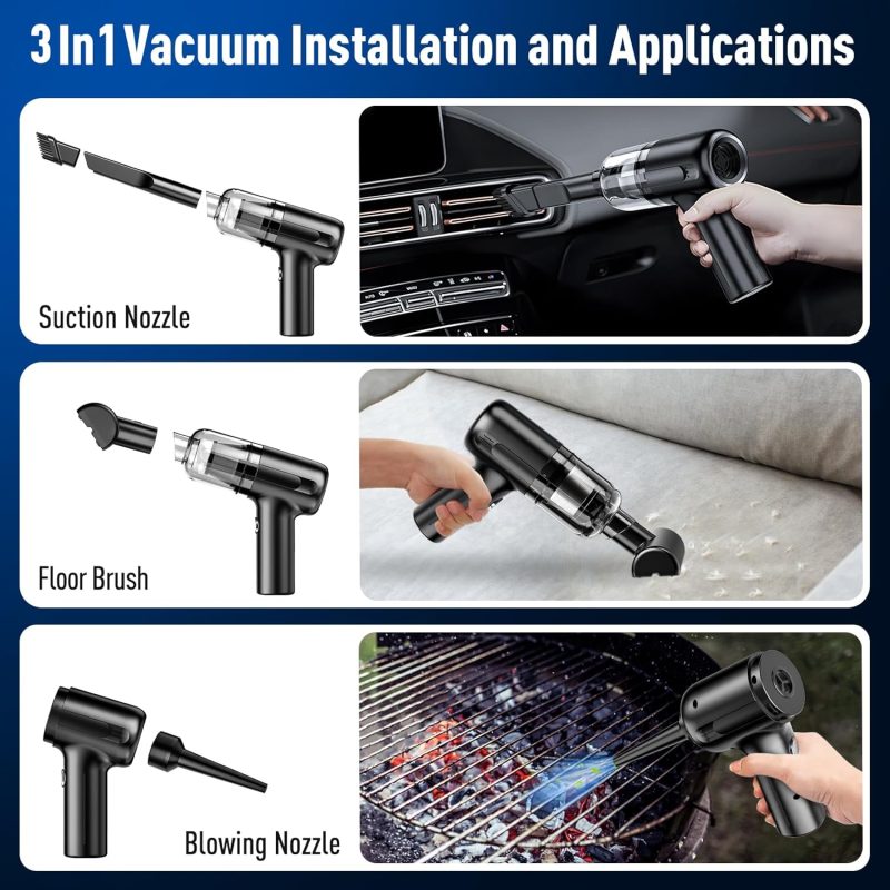 Handheld Car Vacuum Cleaner Cordless - Image 6