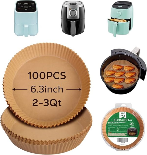 Mini Air Fryer Liners For 2Qt Air Fryer