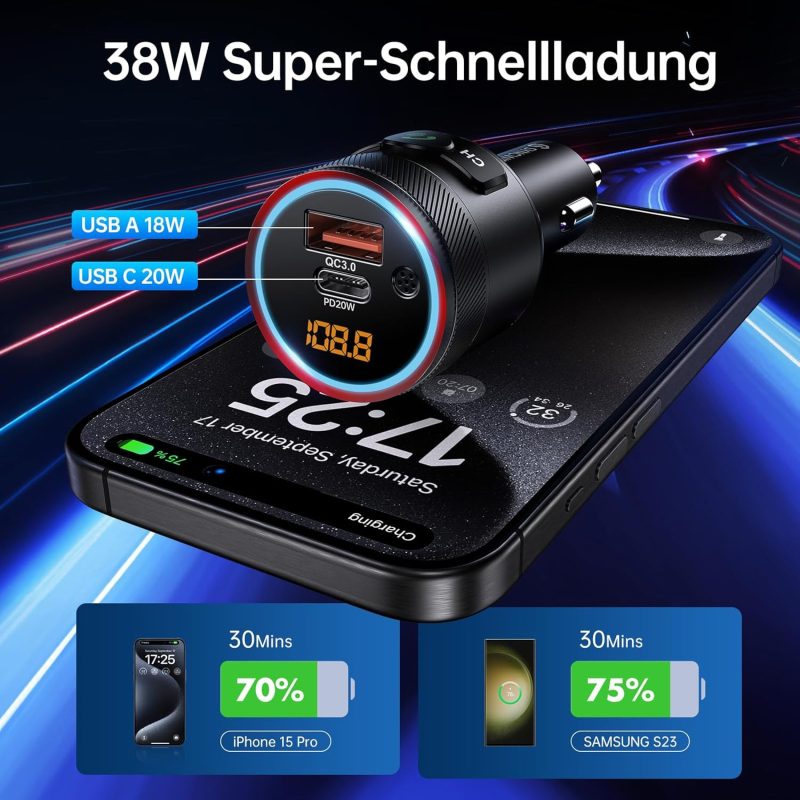 Syncwire Bluetooth 5.4 Fm Transmitter For Car - Image 4