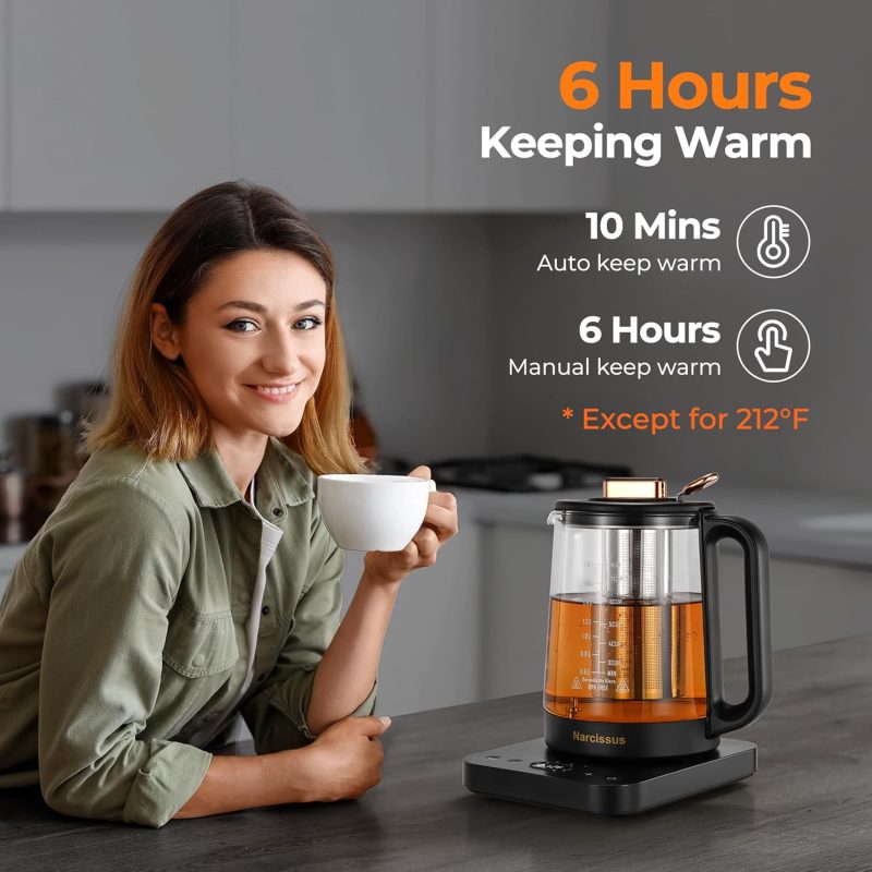 Narcissus Electric Kettle Temperature Control ±5℉ - Image 4