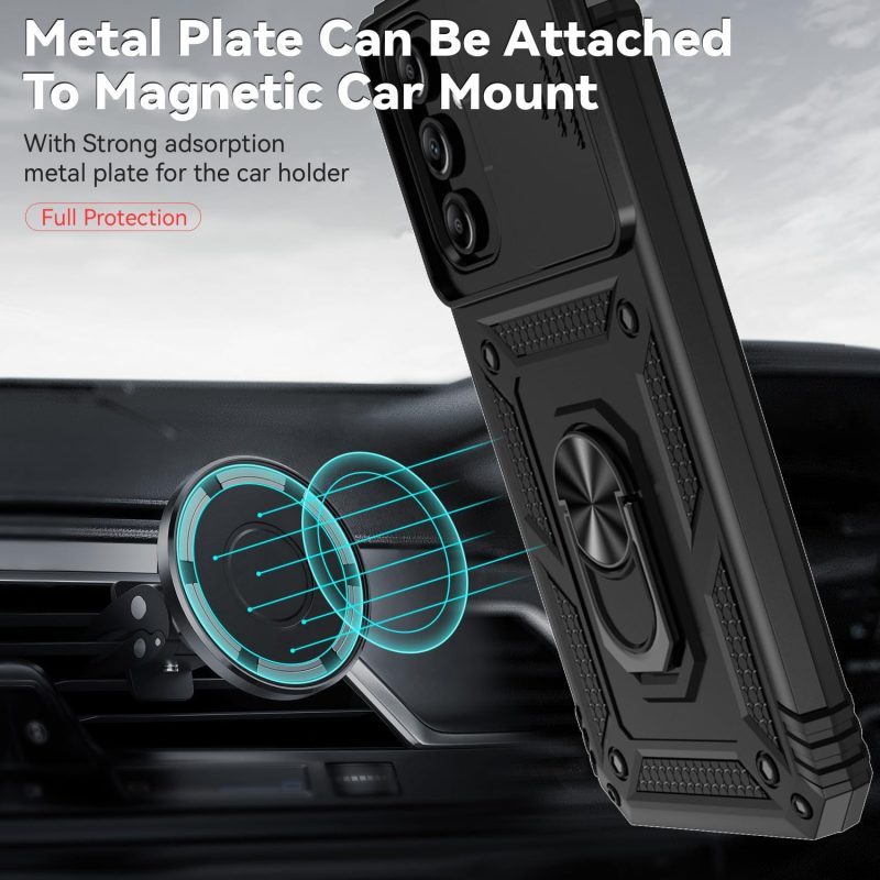 A15 Hybrid Protective Case for Galaxy A15 5G - Black - Image 3
