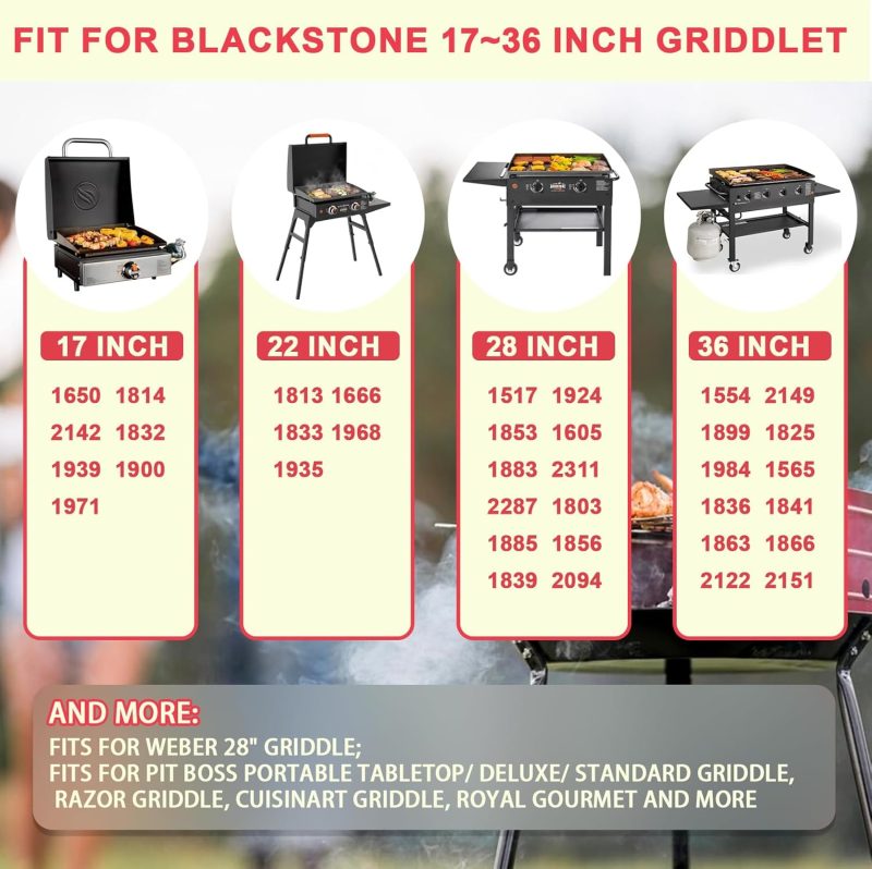 Dcyourhome Griddle Warming Rack For Blackstone 36 28 22 17 Inch Griddles Accessories - Image 2