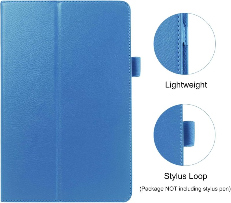 2022 Case for Samsung Galaxy Tab A8 10.5 Inch 2022 Release (Model SM-X200/X205/X207) Folio Stand Cover Protective Case for Galaxy Tab A8 10.5” Tablet 2022 Model - Light Blue - Image 5